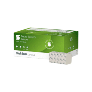 Satino Handdoekjes V-Vouw 100% Recycled 2-Laags 20x160 Vellen (277191)