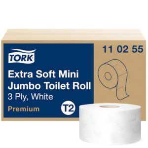 Tork 110255 Extra Zacht Mini Jumbo Toiletpapier Wit T2 Premium