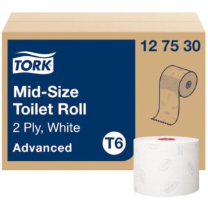 Tork 127530 Mid-size Toiletpapier Wit T6 Advanced