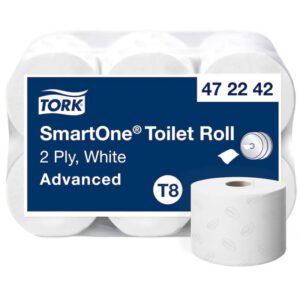Tork 472242 SmartOne® Toiletpapier Wit T8 Advanced